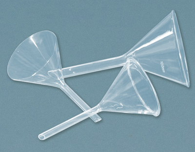Entonnoirs Tige courte en verre borosilicaté