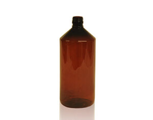 Flacon brun col étroit sans bouchon DIN 28 1000 ml