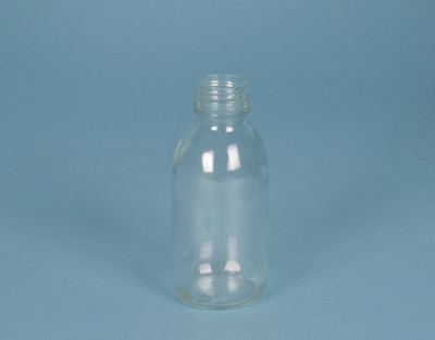 Flacon filetage DIN28 verre blanc 125 mL boîte de 60
