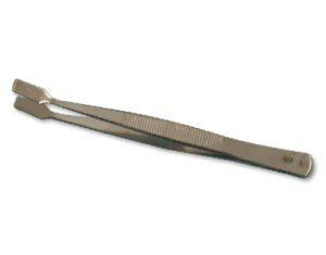 Pinces pointes planes pour porteobjets