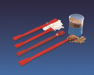 Spatule de laboratoire en Nylon double spatule 180 mm Spatule de laboratoire en Nylon